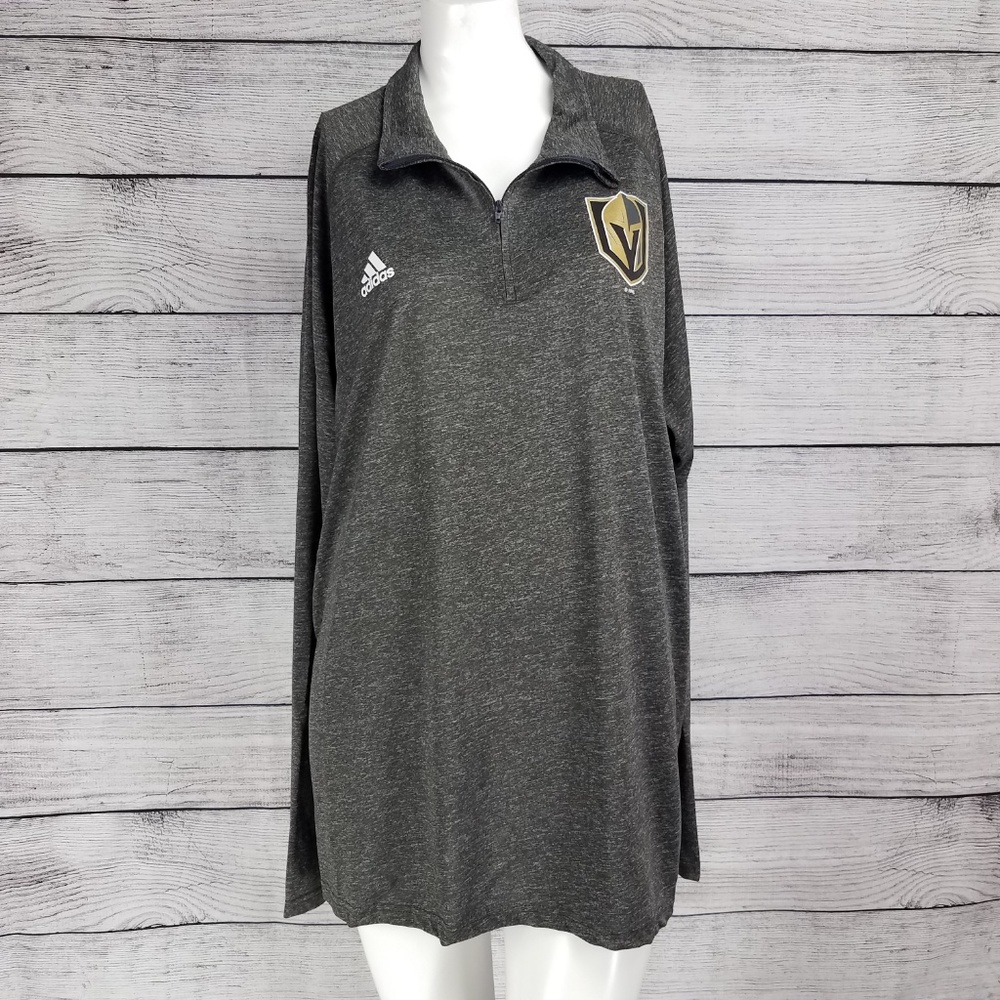 Adidas Las Vegas Golden Knights Ultimate tee zip - XL